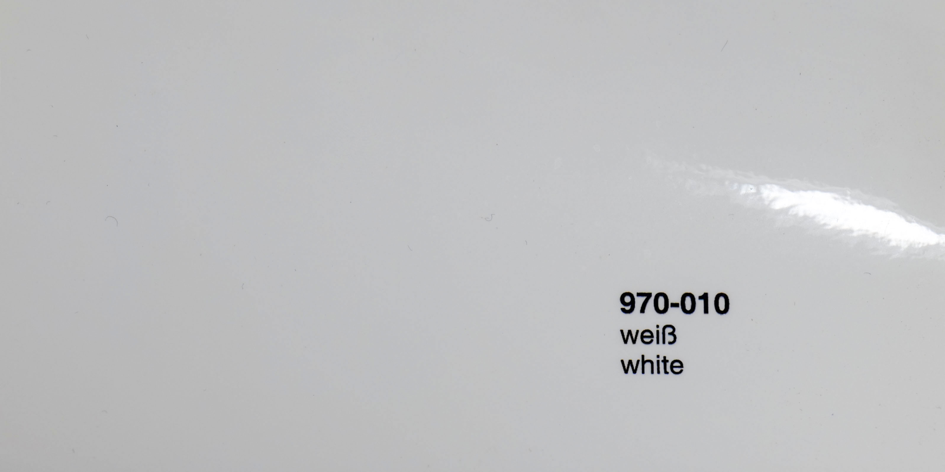 Oracal 970RA - 010 Weiß Glanz